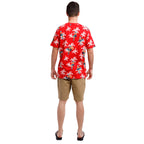 Printed Stretch Short Sleeve Crew Neck Tee | Parrot Paradise