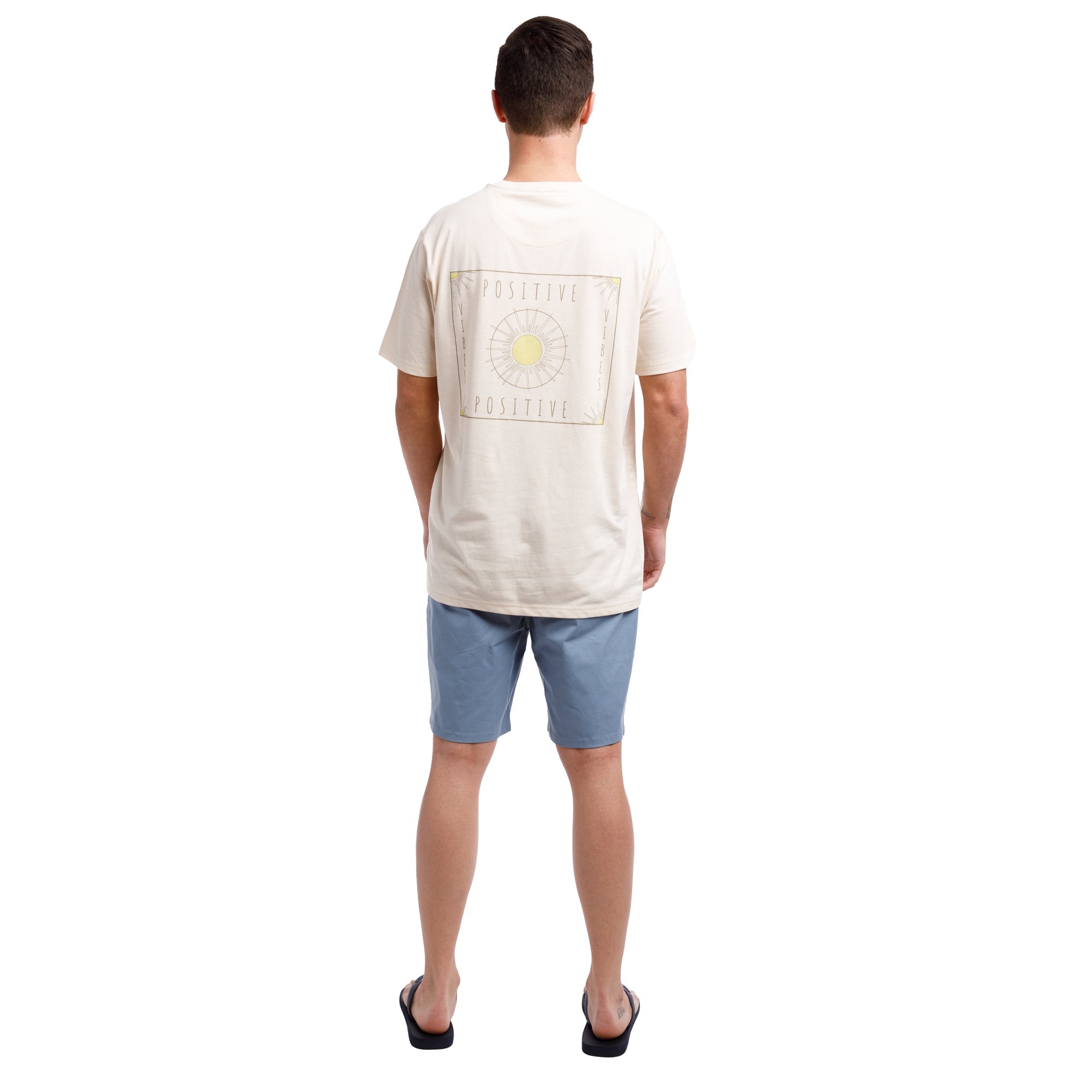 Organic Short Sleeve Crew Neck | Positive Vibes