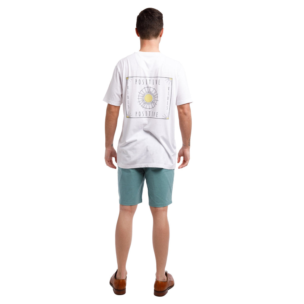 Organic Short Sleeve Crew Neck | Positive Vibes