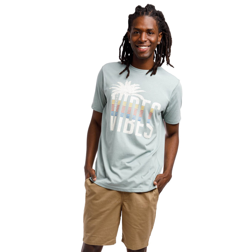 Organic Short Sleeve Crew Neck Tee | It's A Vibe
