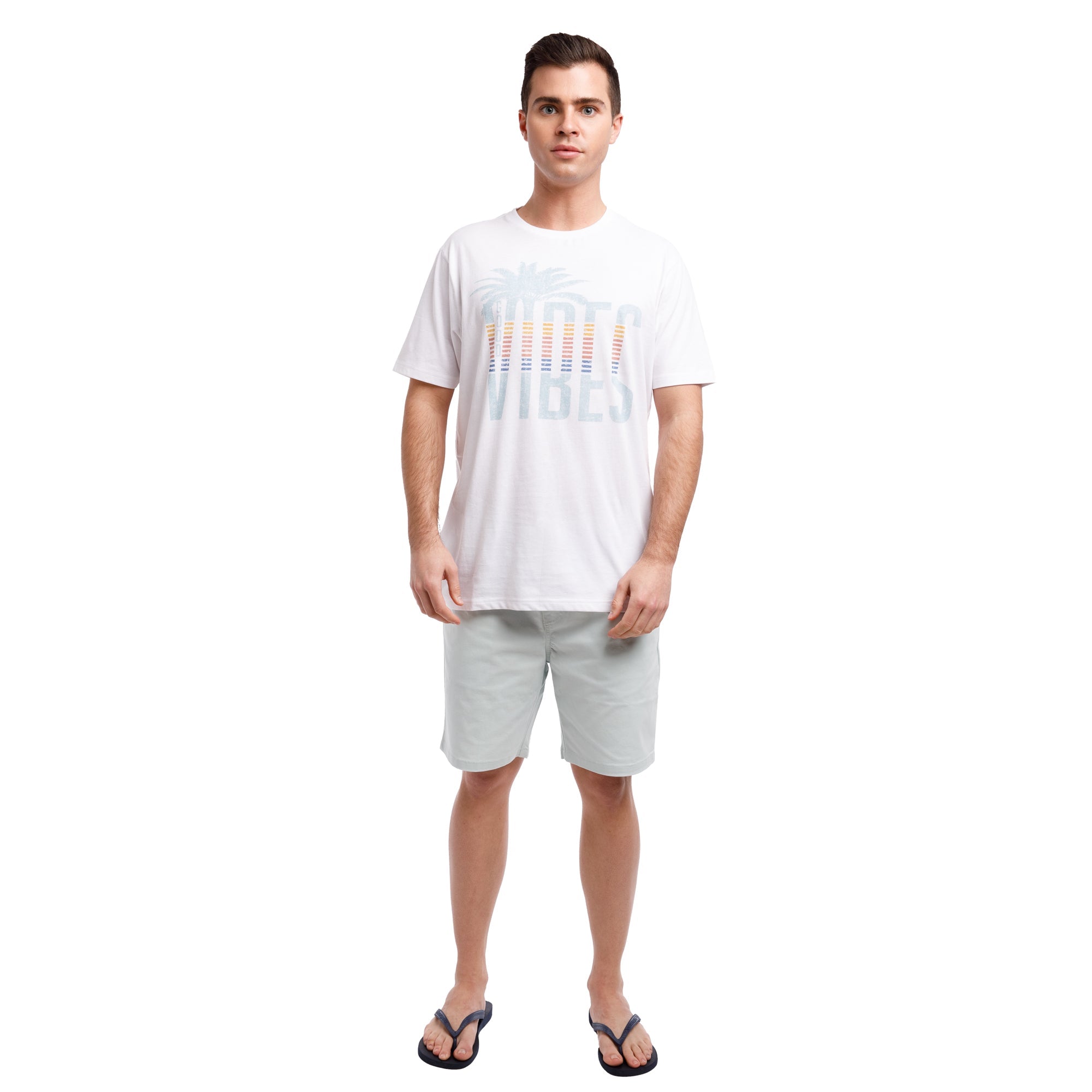 Organic Short Sleeve Crew Neck Tee | It's A Vibe