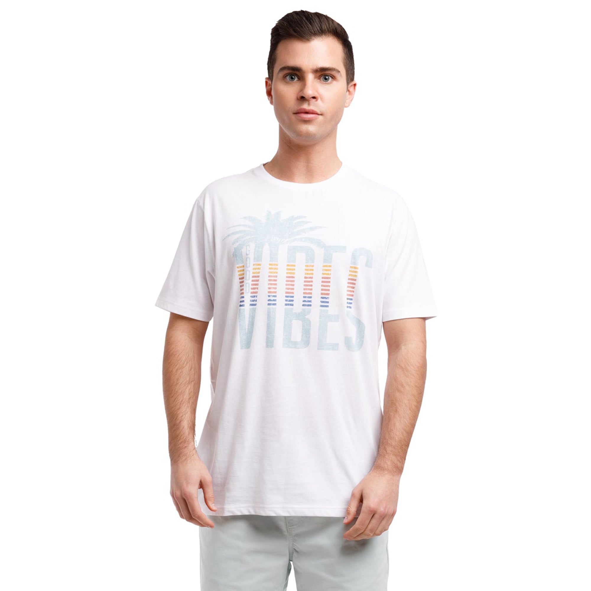 Organic Short Sleeve Crew Neck Tee | It's A Vibe