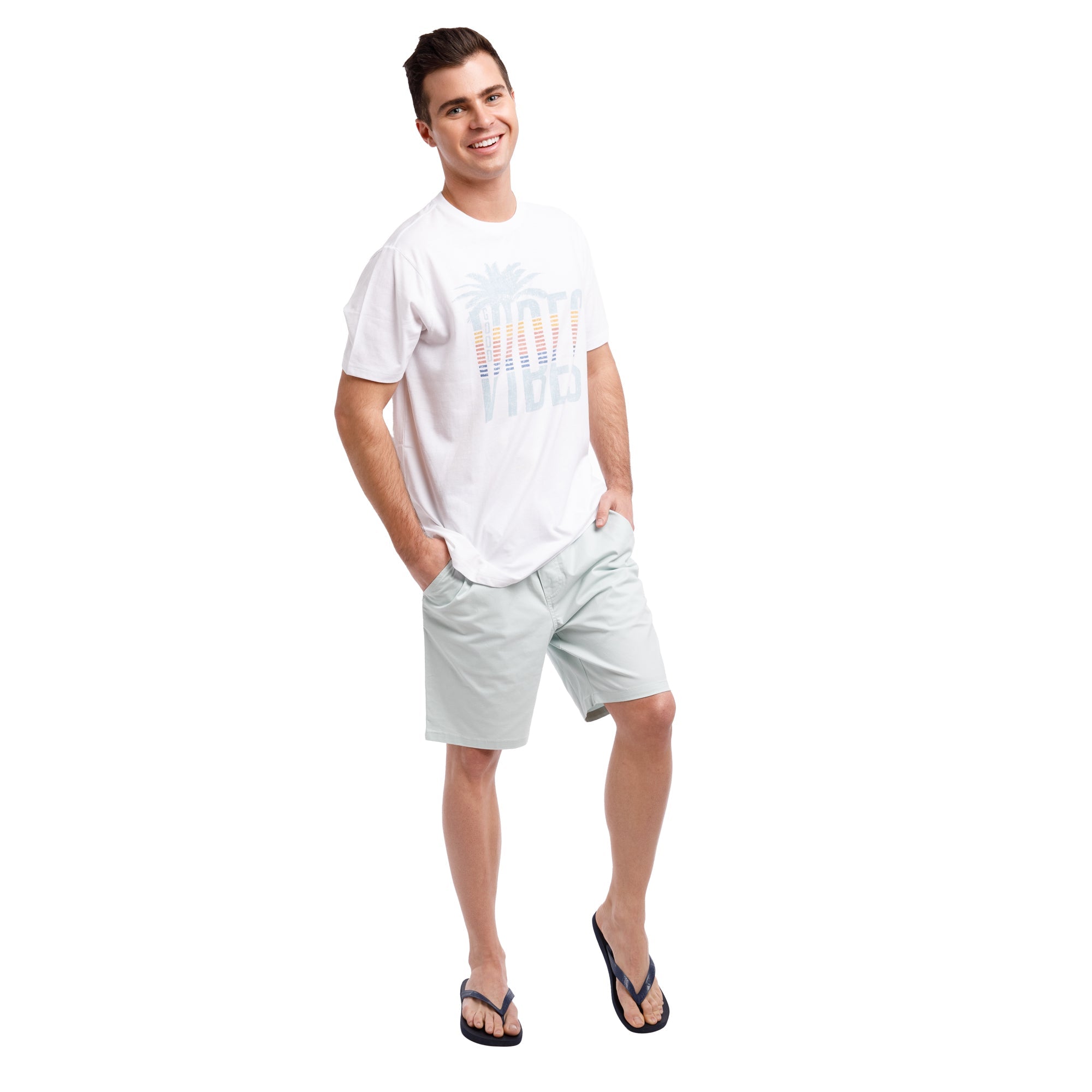 Organic Short Sleeve Crew Neck Tee | It's A Vibe