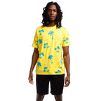 Printed Stretch Short Sleeve Crew Neck Tee | Saved By The Palm