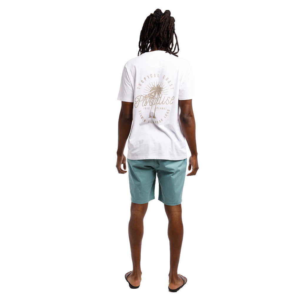 Organic Short Sleeve Crew Neck Tee | It's Paradise