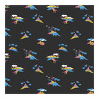 Printed Stretch Short Sleeve Crew Neck Tee | Jurassic Palms