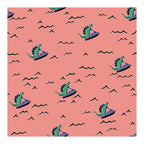 Printed Stretch Short Sleeve Crew Neck Tee | Jet Skiing BC