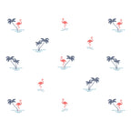 Super Soft Short Sleeve Printed Crew Neck | Flamingos & Palms