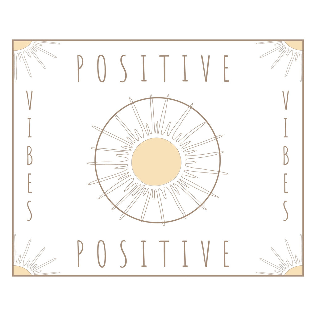 Organic Short Sleeve Crew Neck | Positive Vibes
