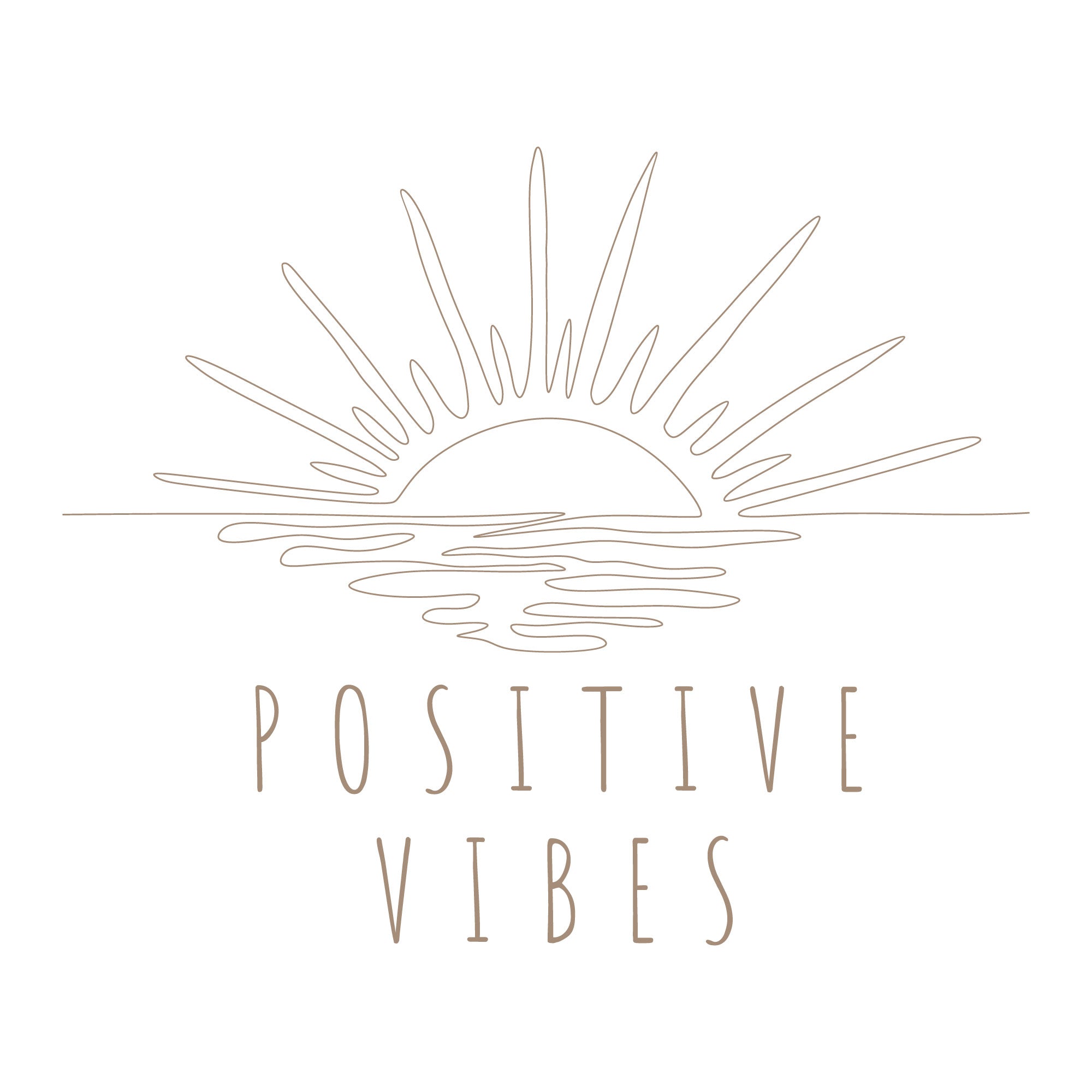 Organic Short Sleeve Crew Neck | Positive Vibes