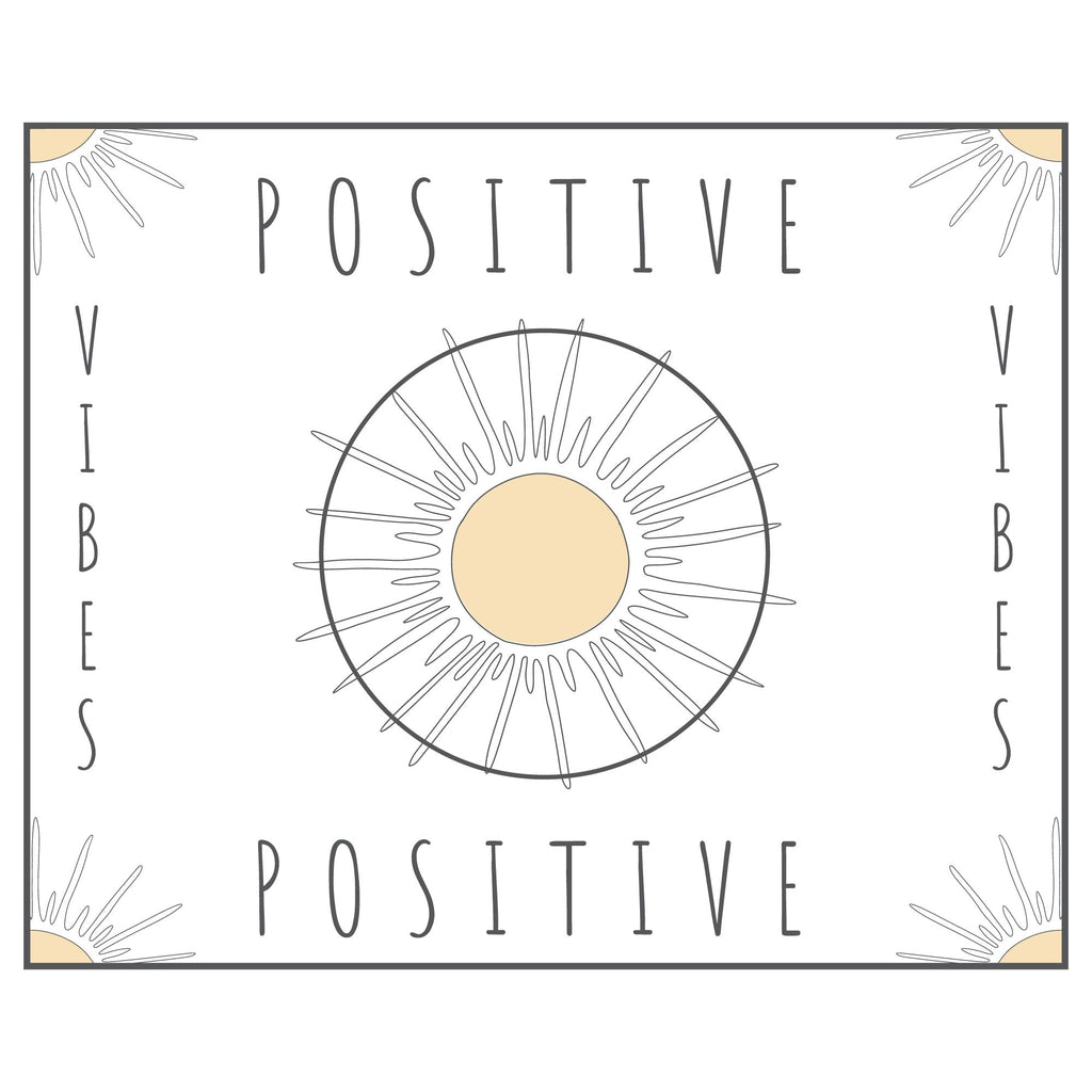 Organic Short Sleeve Crew Neck | Positive Vibes