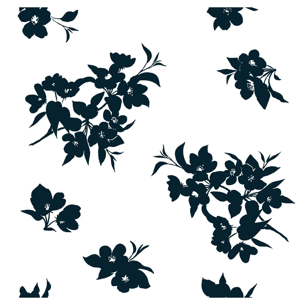 Super Soft Relaxed Printed Short Sleeve Button Up Shirt | Cherry Blossoms