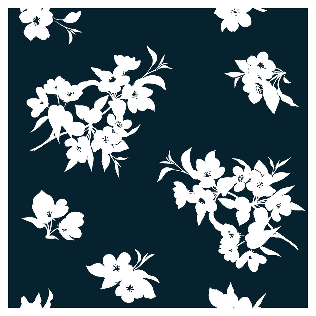 Super Soft Relaxed Printed Short Sleeve Button Up Shirt | Cherry Blossoms