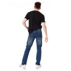 Organic Short Sleeve Henley T-Shirt / Black