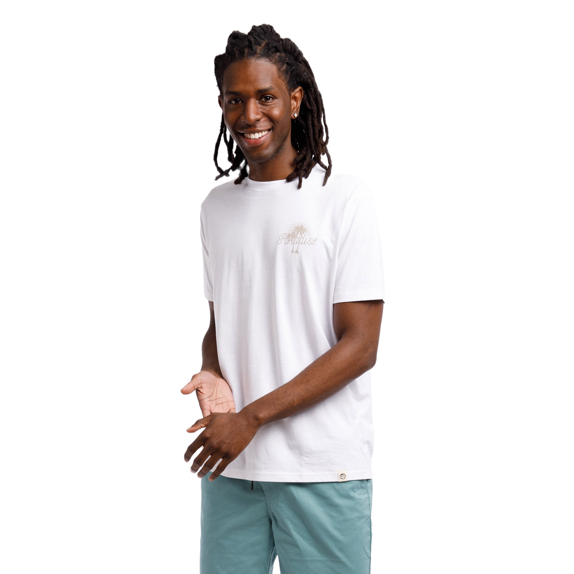 Organic Short Sleeve Crew Neck Tee | It's Paradise